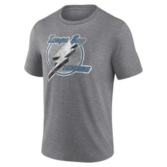 NHL Heather Gray Tampa Bay Lightning Wraparound Tri-Blend T-Shirt