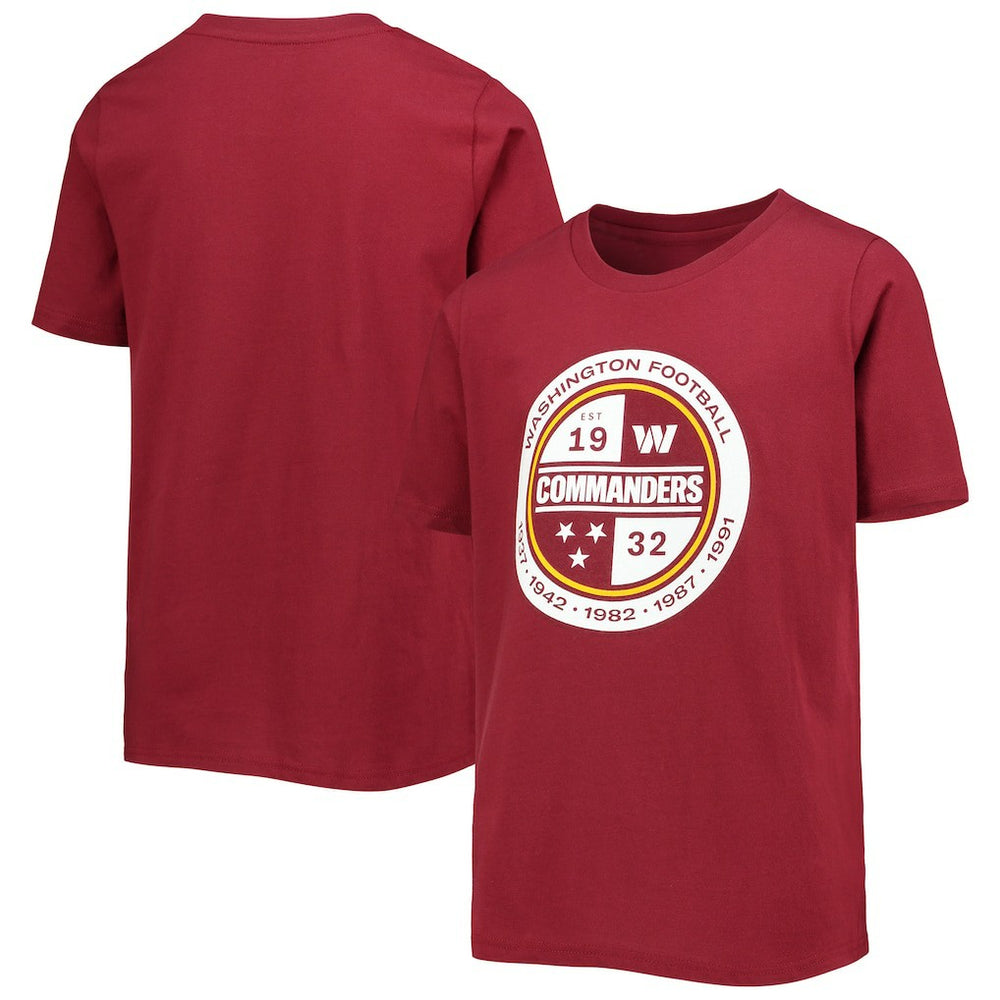 Youth Secondary Logo T-Shirt - Washington Commanders