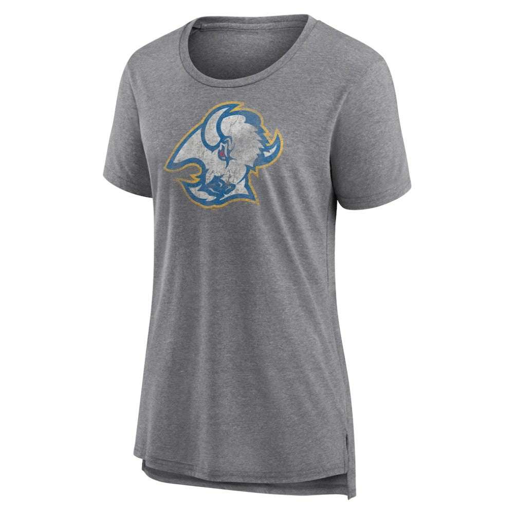 NHL Gray Buffalo Sabres Women's Slow Whistle Tri-Blend T-Shirt
