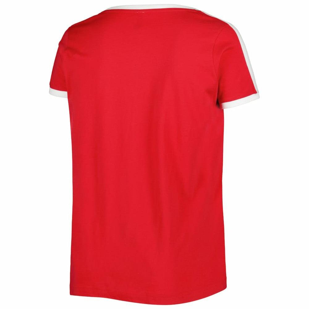 MLB Washington Nationals Soft as a Grape Women's Plus Size V-Neck T-Shirt