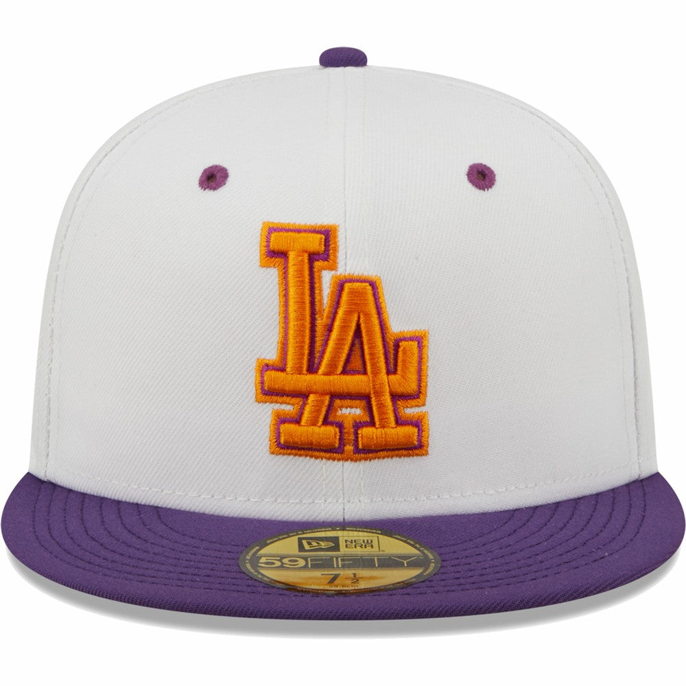 MLB Los Angeles Dodgers New Era 40th Anniversary at Dodger Stadium Grape Lolli 59FIFTY Fitted Hat