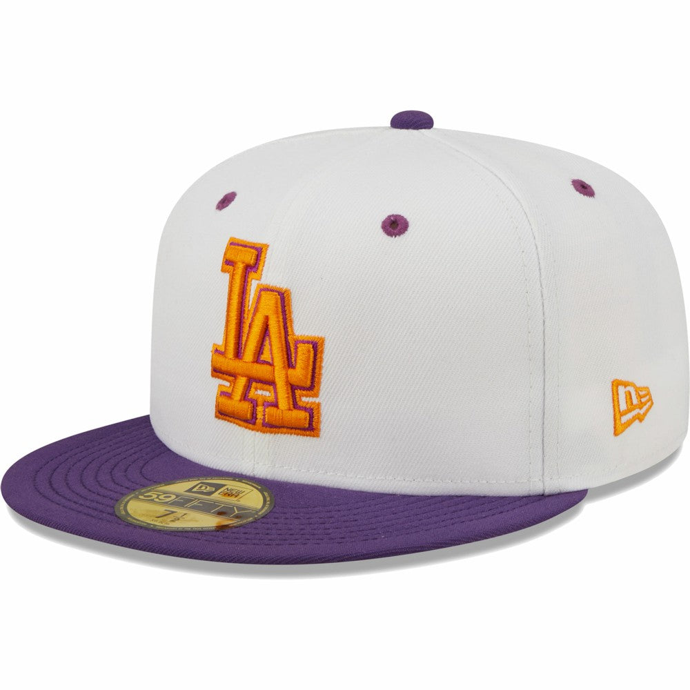 MLB Los Angeles Dodgers New Era 40th Anniversary at Dodger Stadium Grape Lolli 59FIFTY Fitted Hat