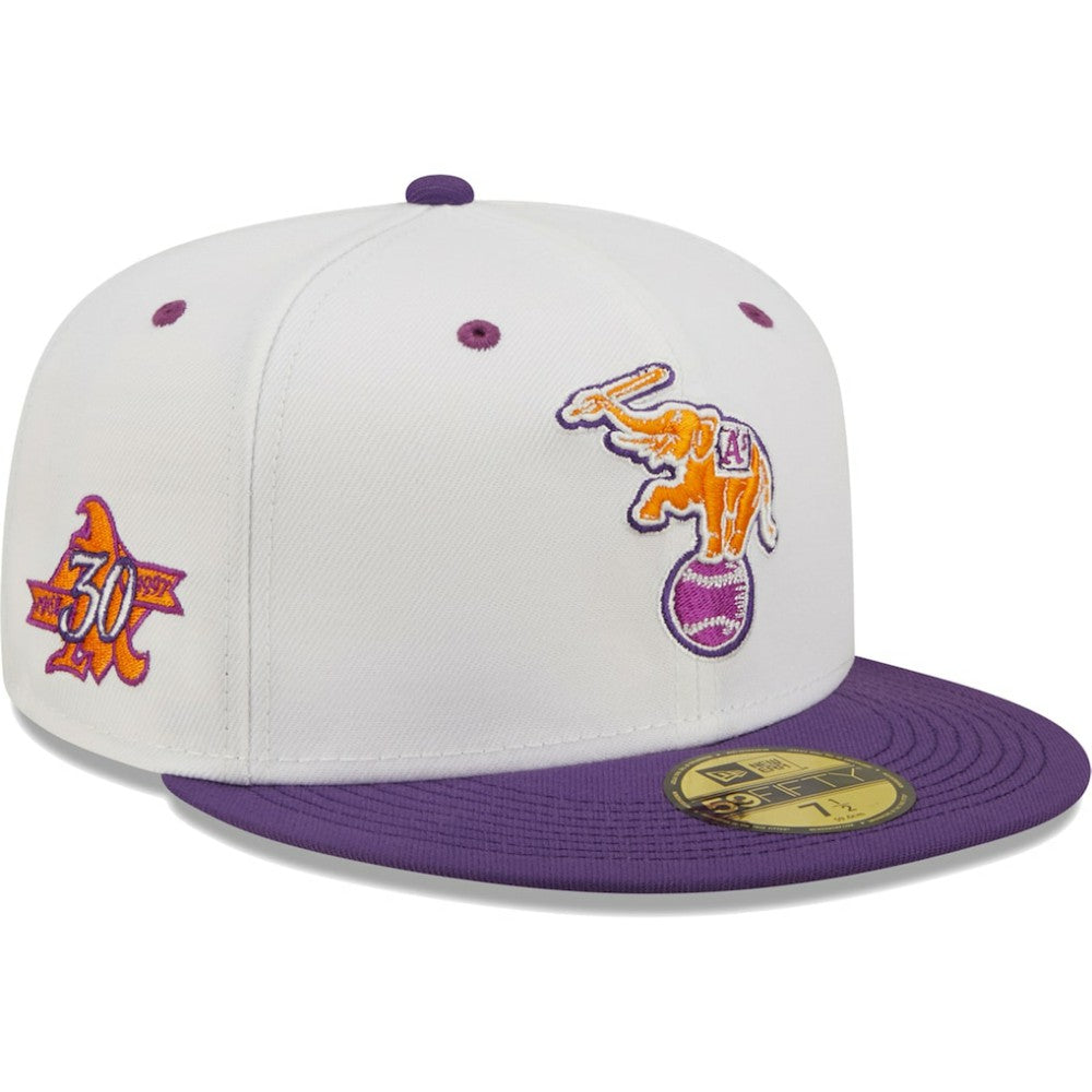 MLB Athletics New Era 30th Season Grape Lolli 59FIFTY Fitted Hat
