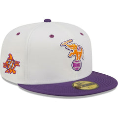 MLB Athletics New Era 30th Season Grape Lolli 59FIFTY Fitted Hat