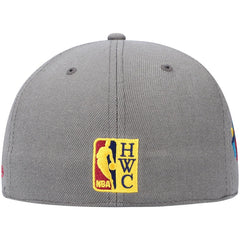 NBA Philadelphia 76ers Hardwood Classics 60th Anniversary Carbon Cabernet Fitted Hat