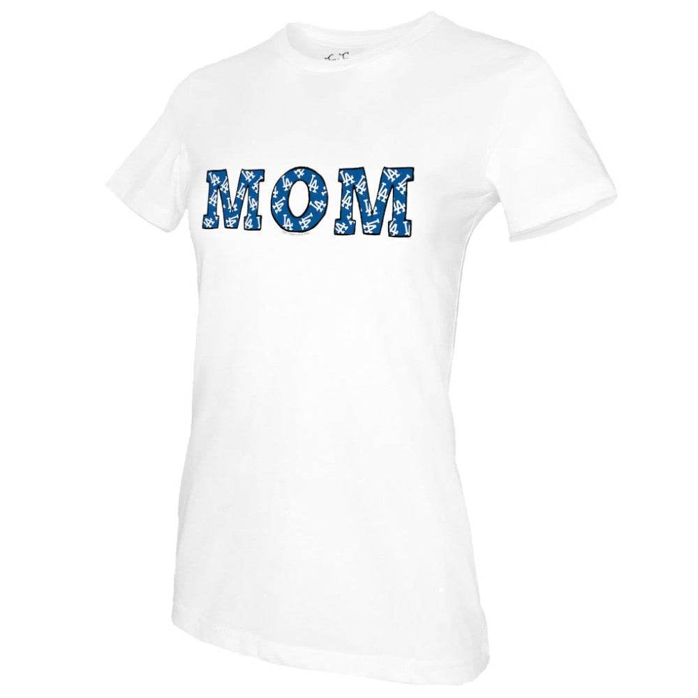 MLB Los Angeles Dodgers Tiny Turnip Women's Mom T-Shirt