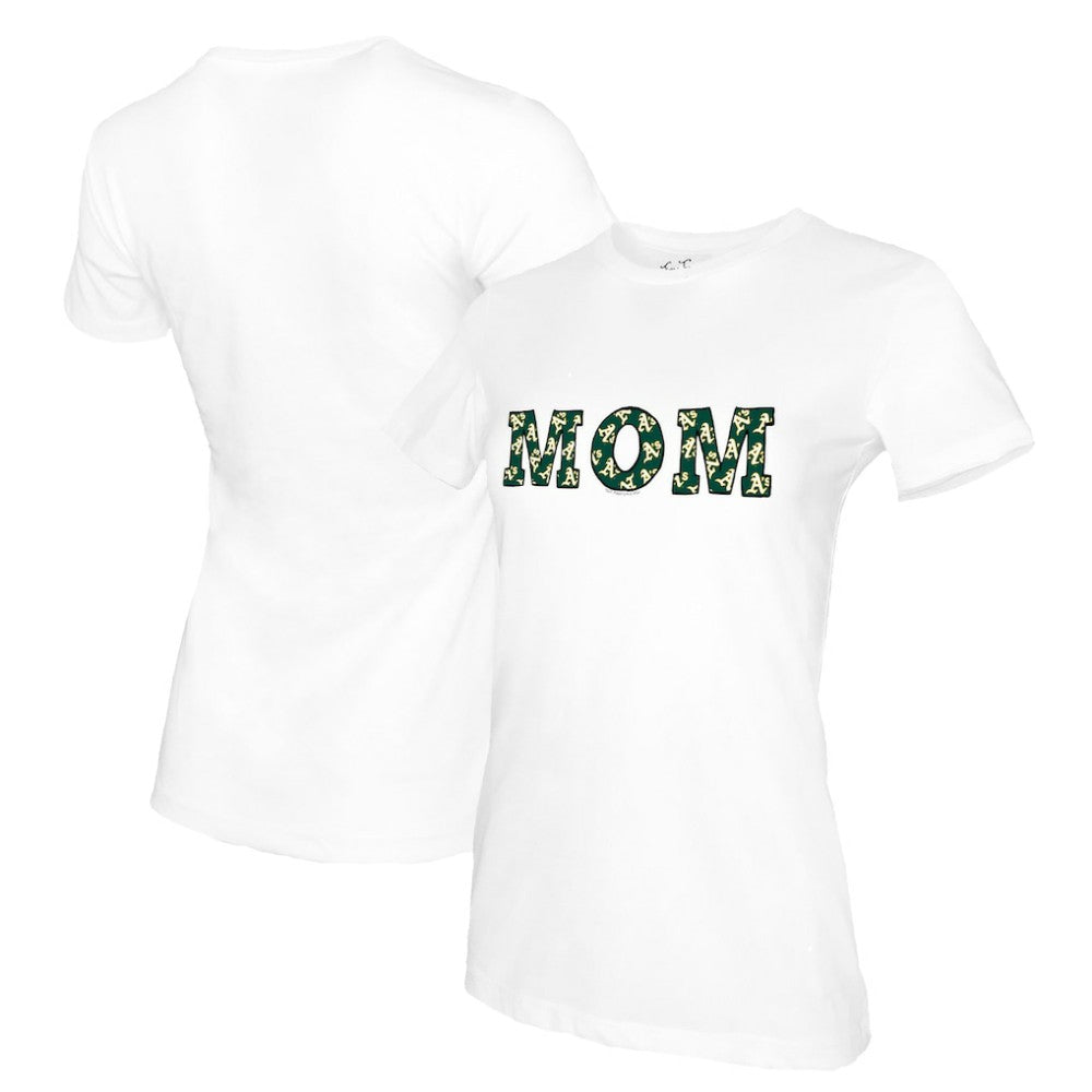 MLB Athletics Tiny Turnip Women's Mom T-Shirt