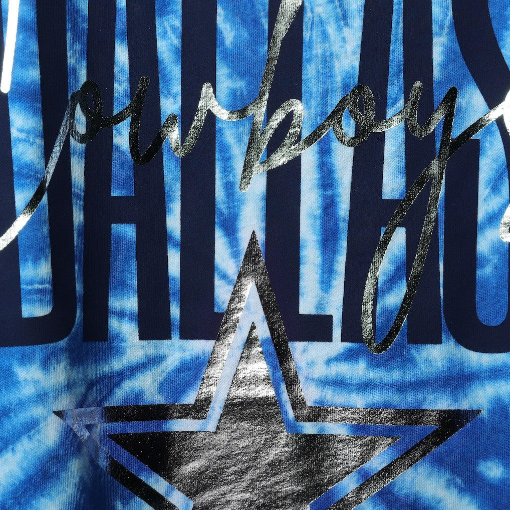 Lauren James Women's Tie-Dye Jersey Boxy Tank Top - Dallas Cowboys