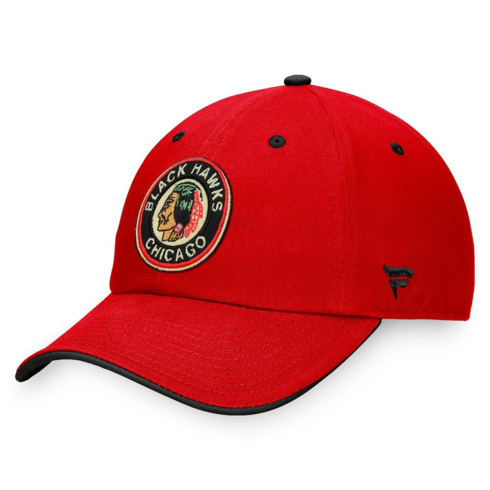 NHL Red Chicago Blackhawks Fanatics Original Six Adjustable Hat