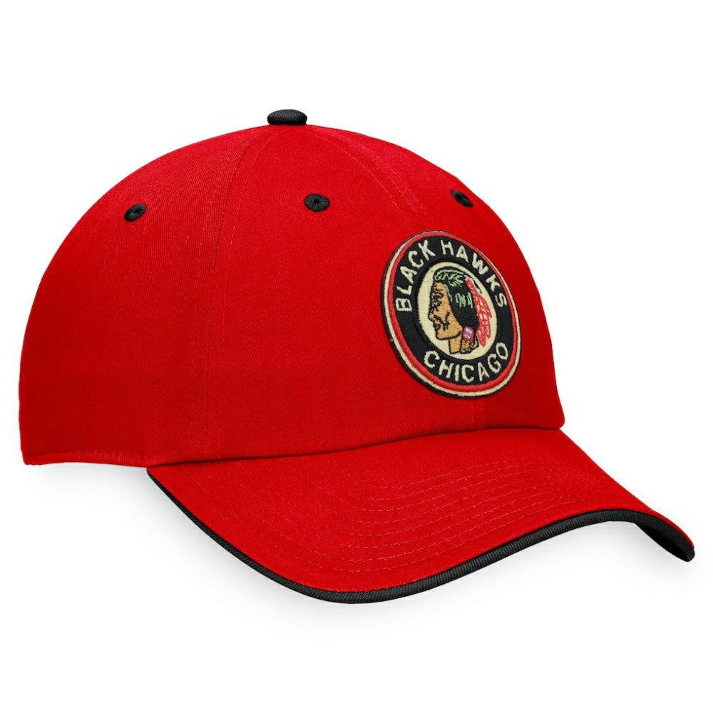 NHL Red Chicago Blackhawks Fanatics Original Six Adjustable Hat