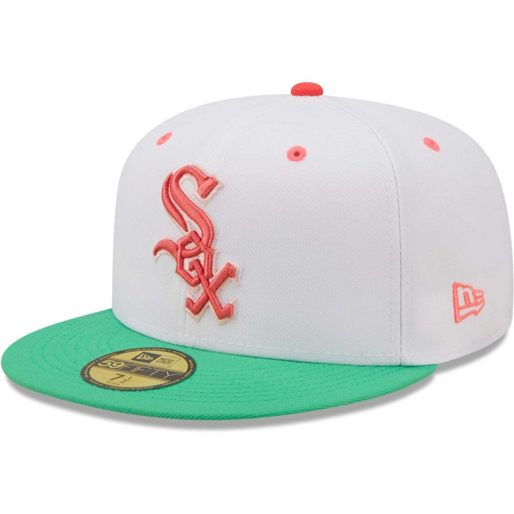 MLB Chicago White Sox New Era Inaugural Season at Comiskey Park Watermelon Lolli 59FIFTY Fitted Hat