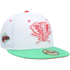 MLB Athletics New Era Alternate Logo Watermelon Lolli 59FIFTY Fitted Hat