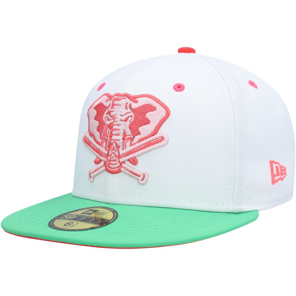 MLB Athletics New Era Alternate Logo Watermelon Lolli 59FIFTY Fitted Hat