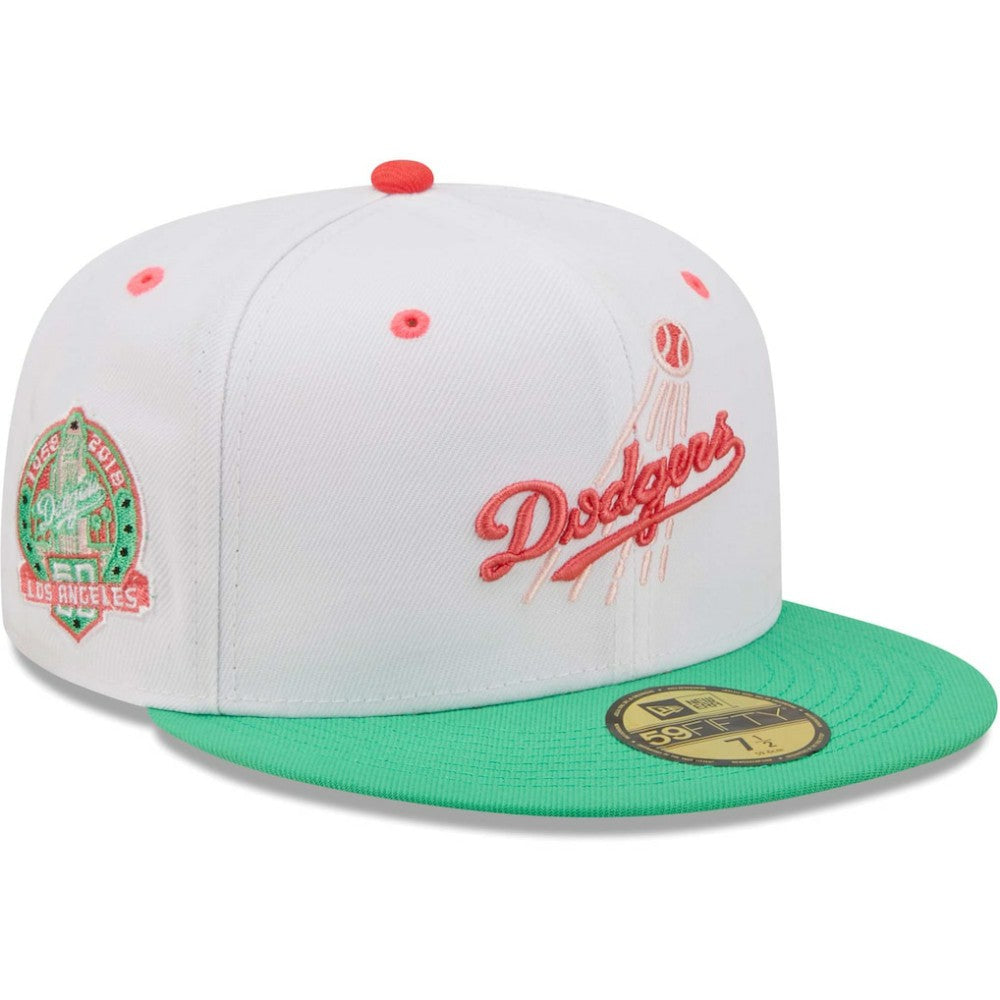 MLB Los Angeles Dodgers New Era 50th Anniversary in Los Angeles Watermelon Lolli 59FIFTY Fitted Hat