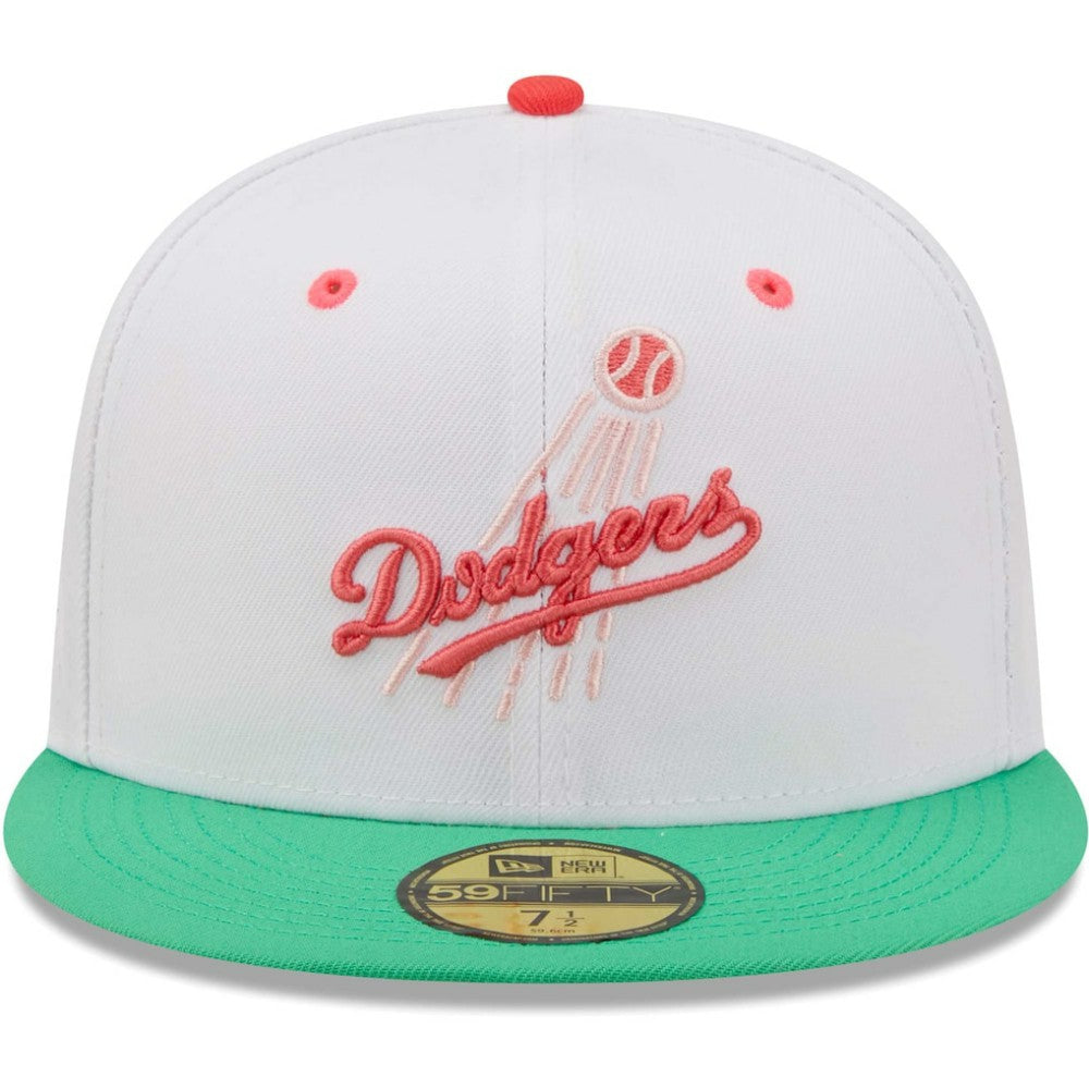 MLB Los Angeles Dodgers New Era 50th Anniversary in Los Angeles Watermelon Lolli 59FIFTY Fitted Hat