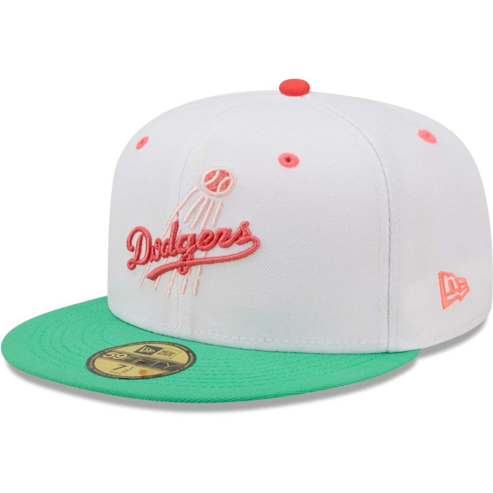 MLB Los Angeles Dodgers New Era 50th Anniversary in Los Angeles Watermelon Lolli 59FIFTY Fitted Hat