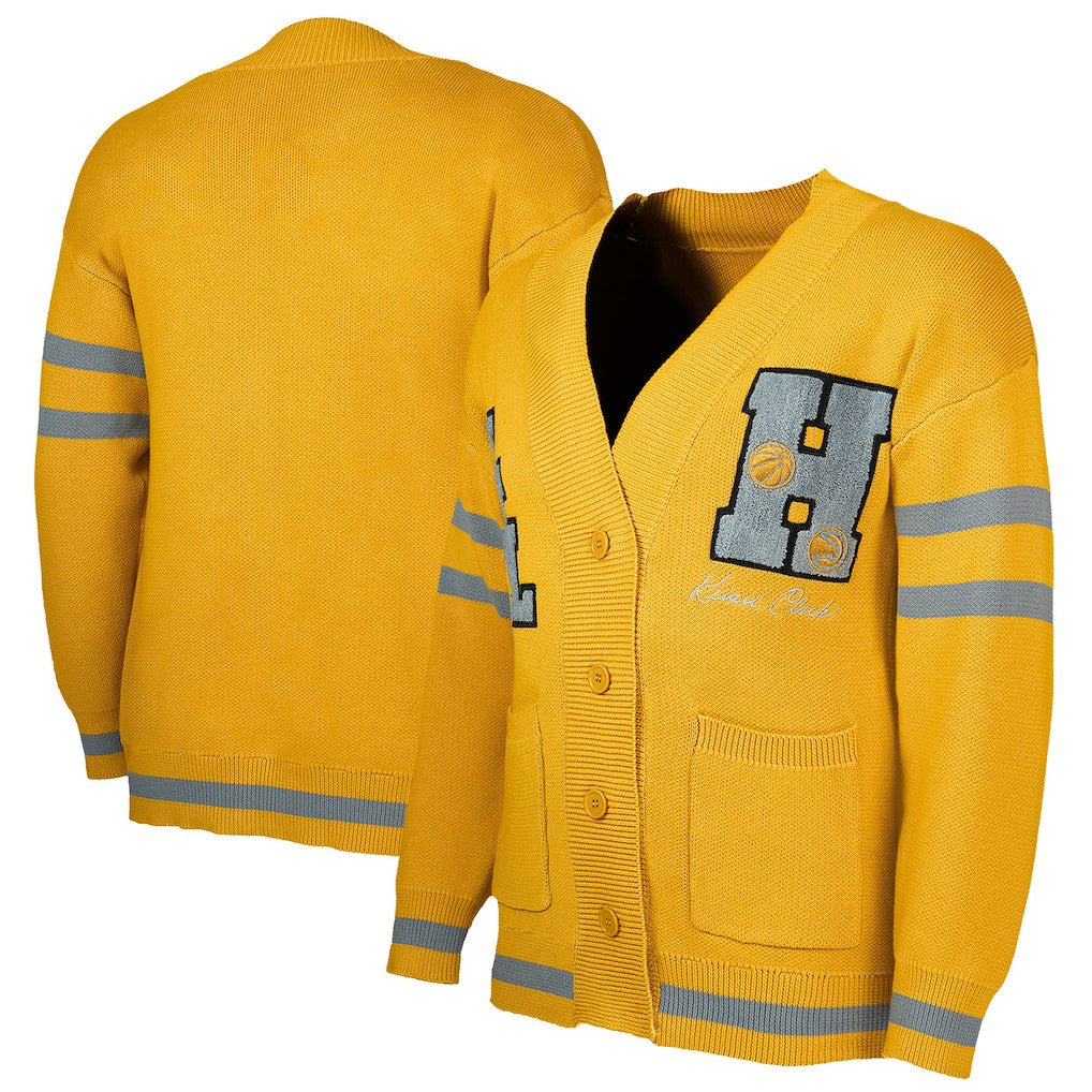 NBA Atlanta Hawks NBA x Keiser Clark No Caller ID Button-Up Cardigan