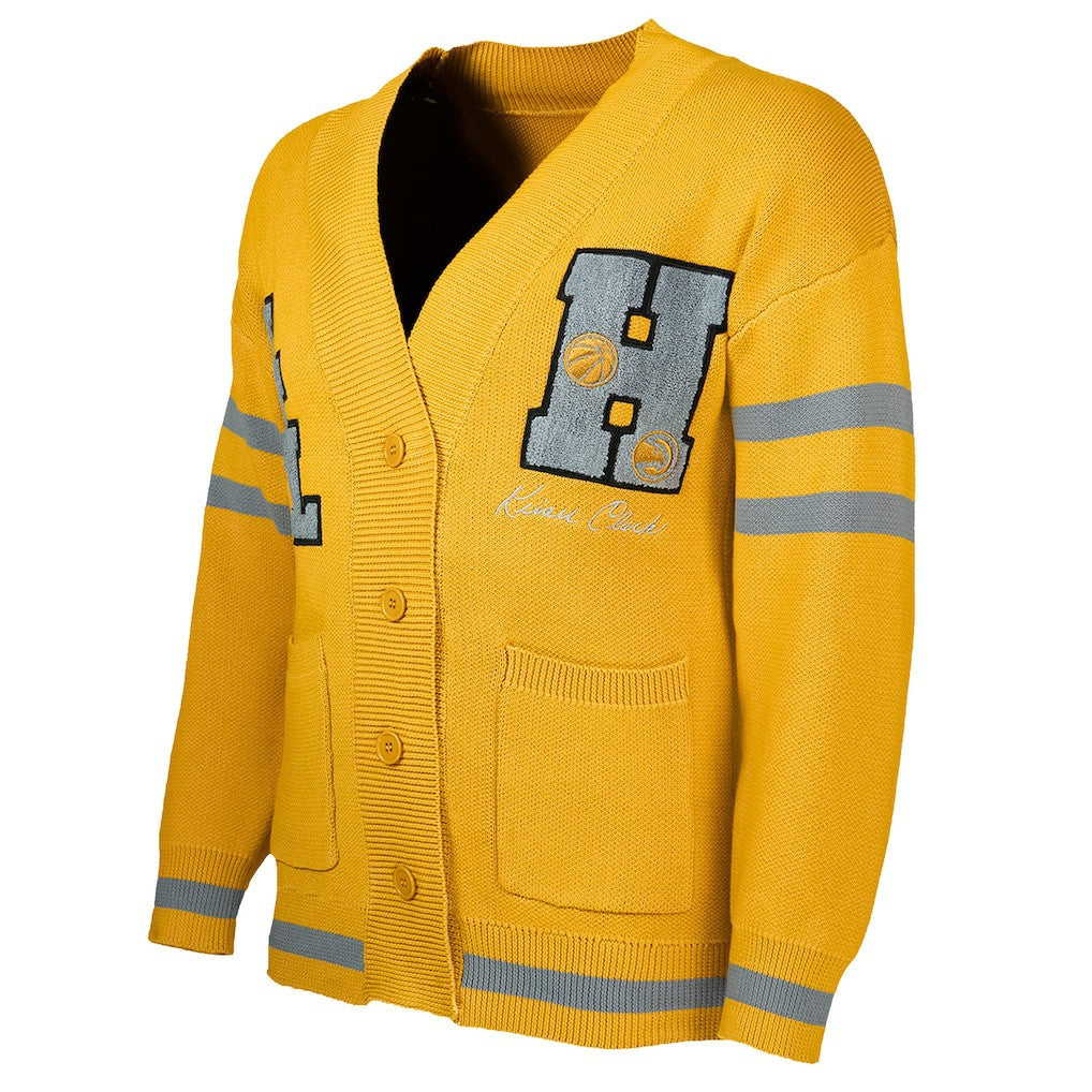 NBA Atlanta Hawks NBA x Keiser Clark No Caller ID Button-Up Cardigan