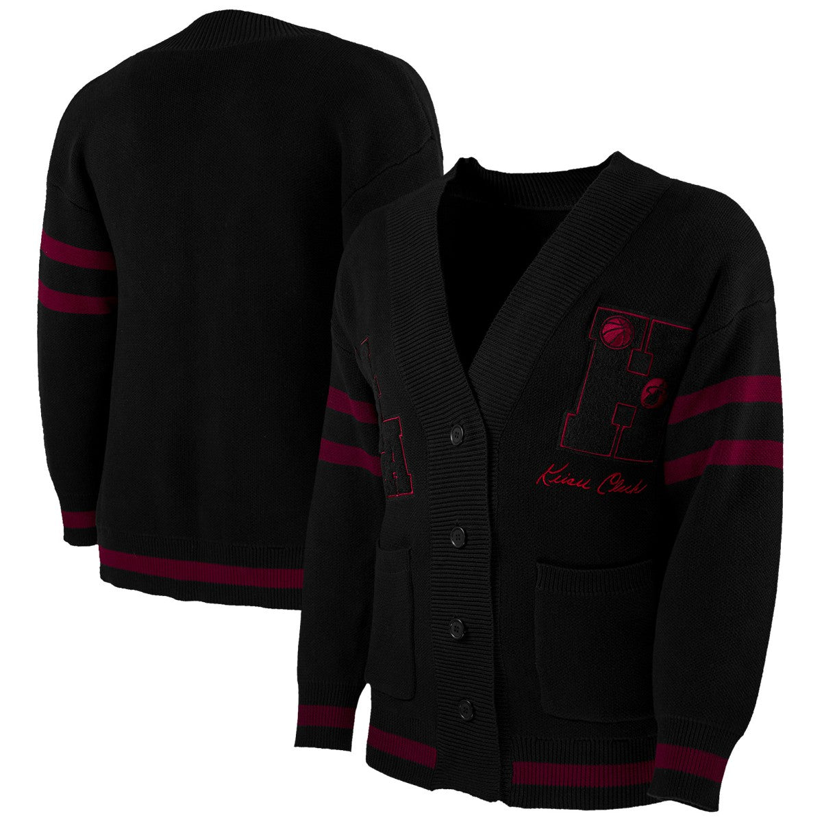 NBA Miami Heat NBA x Keiser Clark No Caller ID Button-Up Cardigan