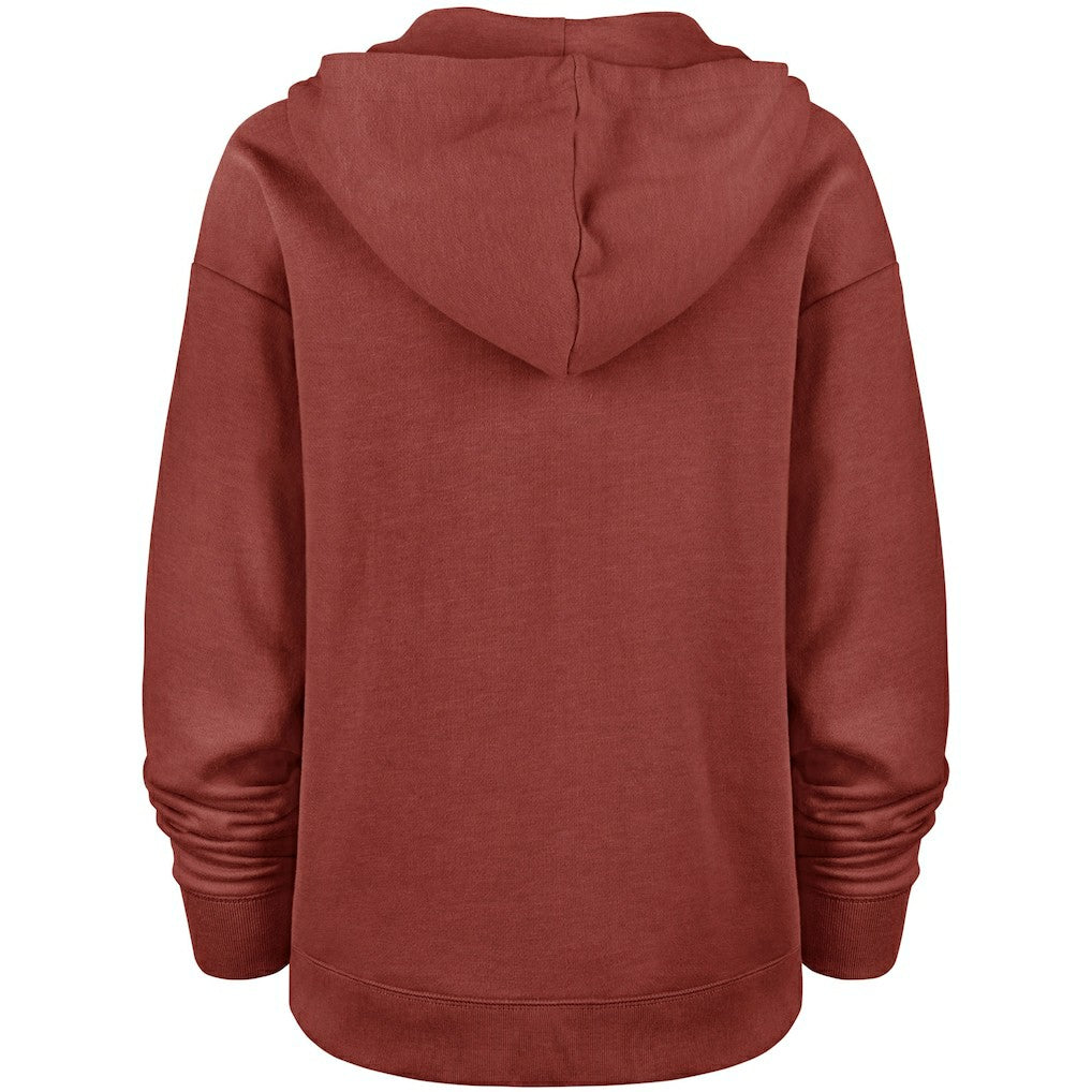 '47 Women's Color Rise Kennedy Pullover V-Neck Hoodie - Washington Commanders