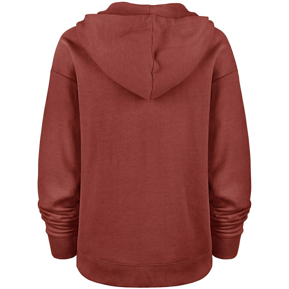 '47 Women's Color Rise Kennedy Pullover V-Neck Hoodie - Washington Commanders