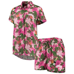NBA Brooklyn Nets Lusso Women's Finley-Frankie Party Top & Shorts Set