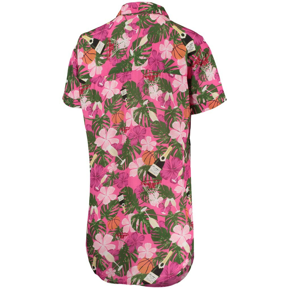 NBA Chicago Bulls Lusso Women's Finley-Frankie Party Top & Shorts Set