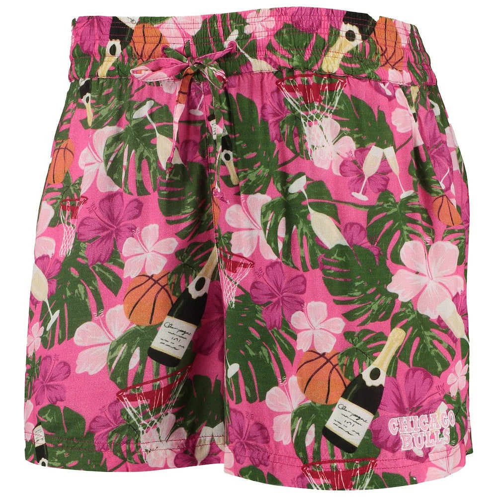 NBA Chicago Bulls Lusso Women's Finley-Frankie Party Top & Shorts Set