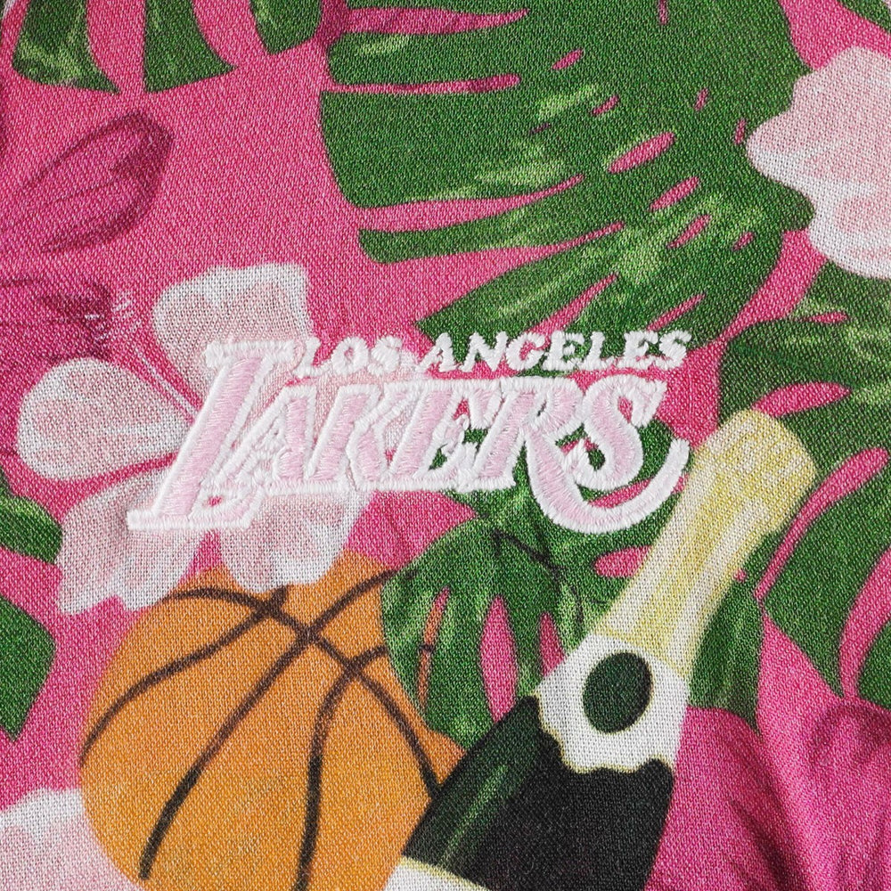 NBA Los Angeles Lakers Lusso Women's Finley-Frankie Party Top & Shorts Set