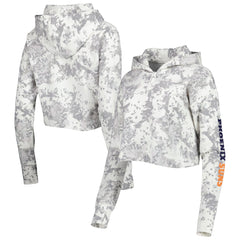 NBA Phoenix Suns Lusso Women's Maia Tri-Blend Cropped Quarter-Zip Top