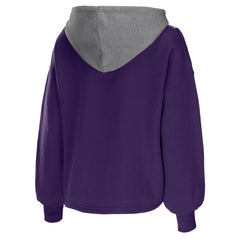 NBA Phoenix Suns WEAR by Erin Andrews Women's Pieced Quarter-Zip Hoodie Jacket