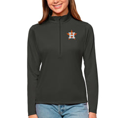 MLB Houston Astros Antigua Women's Tribute Quarter-Zip Pullover Top