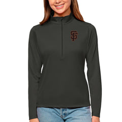 MLB San Francisco Giants Antigua Women's Tribute Quarter-Zip Pullover Top