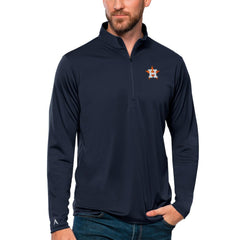 MLB Houston Astros Antigua Tribute Quarter-Zip Pullover Top