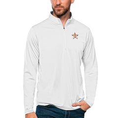 MLB Houston Astros Antigua Tribute Quarter-Zip Pullover Top