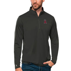 MLB Los Angeles Angels Antigua Tribute Quarter-Zip Pullover Top