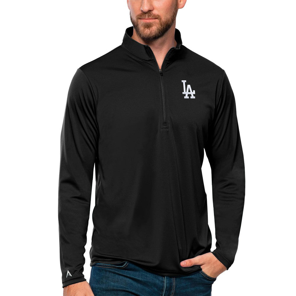 MLB Los Angeles Dodgers Antigua Tribute Quarter-Zip Pullover Top