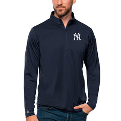 MLB New York Yankees Antigua Tribute Quarter-Zip Pullover Top