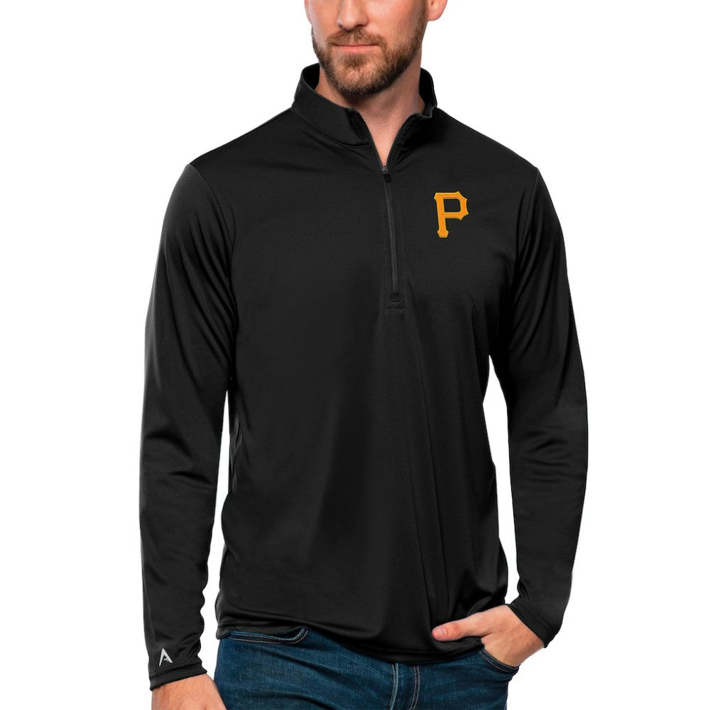 MLB Pittsburgh Pirates Antigua Tribute Quarter-Zip Pullover Top