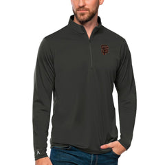 MLB San Francisco Giants Antigua Tribute Quarter-Zip Pullover Top