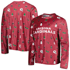 FOCO Holiday Repeat Long Sleeve T-Shirt - Arizona Cardinals