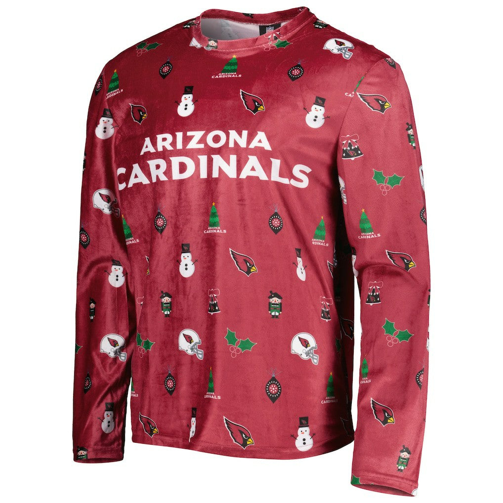FOCO Holiday Repeat Long Sleeve T-Shirt - Arizona Cardinals