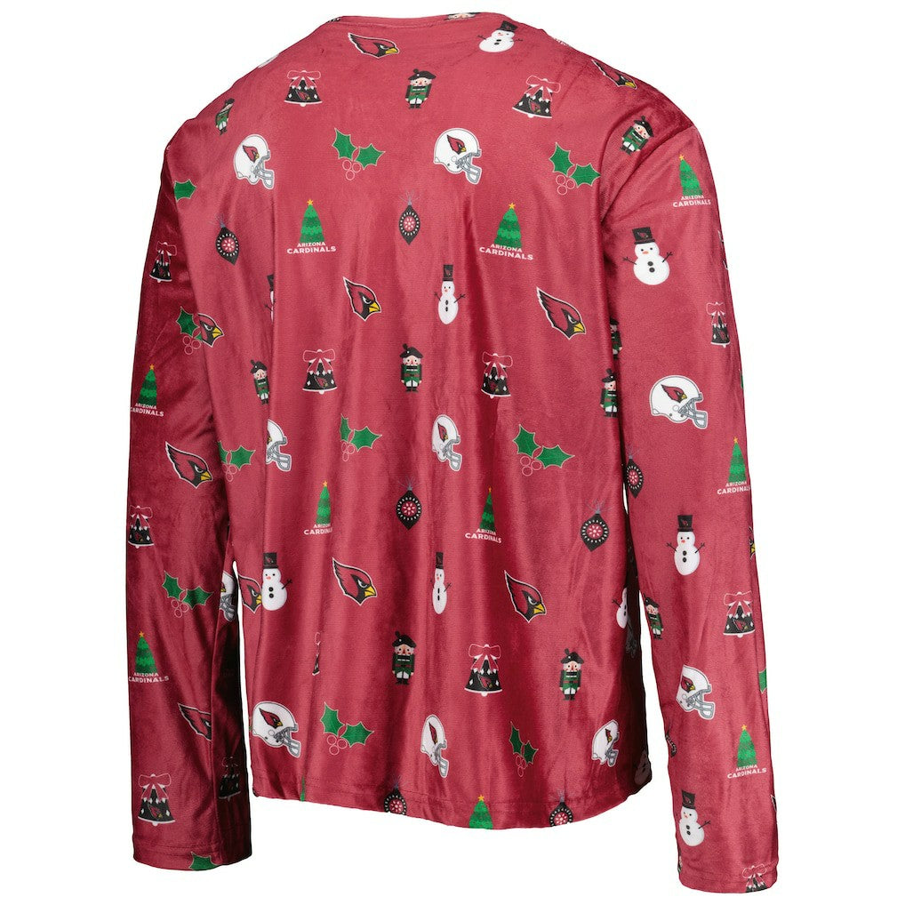 FOCO Holiday Repeat Long Sleeve T-Shirt - Arizona Cardinals