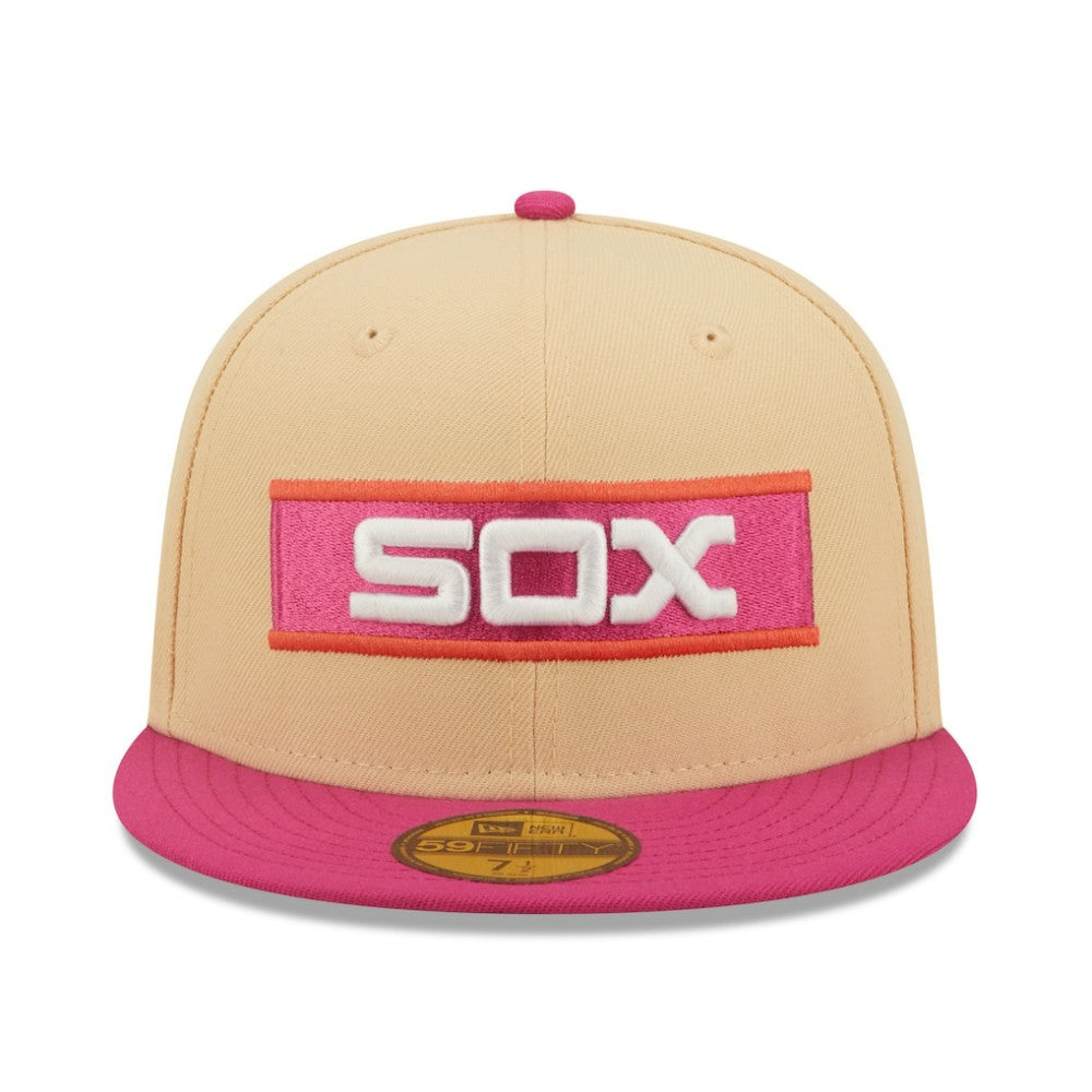 MLB Chicago White Sox New Era 1933 MLB All-Star Game 50th Anniversary Mango Passion 59FIFTY Fitted Hat
