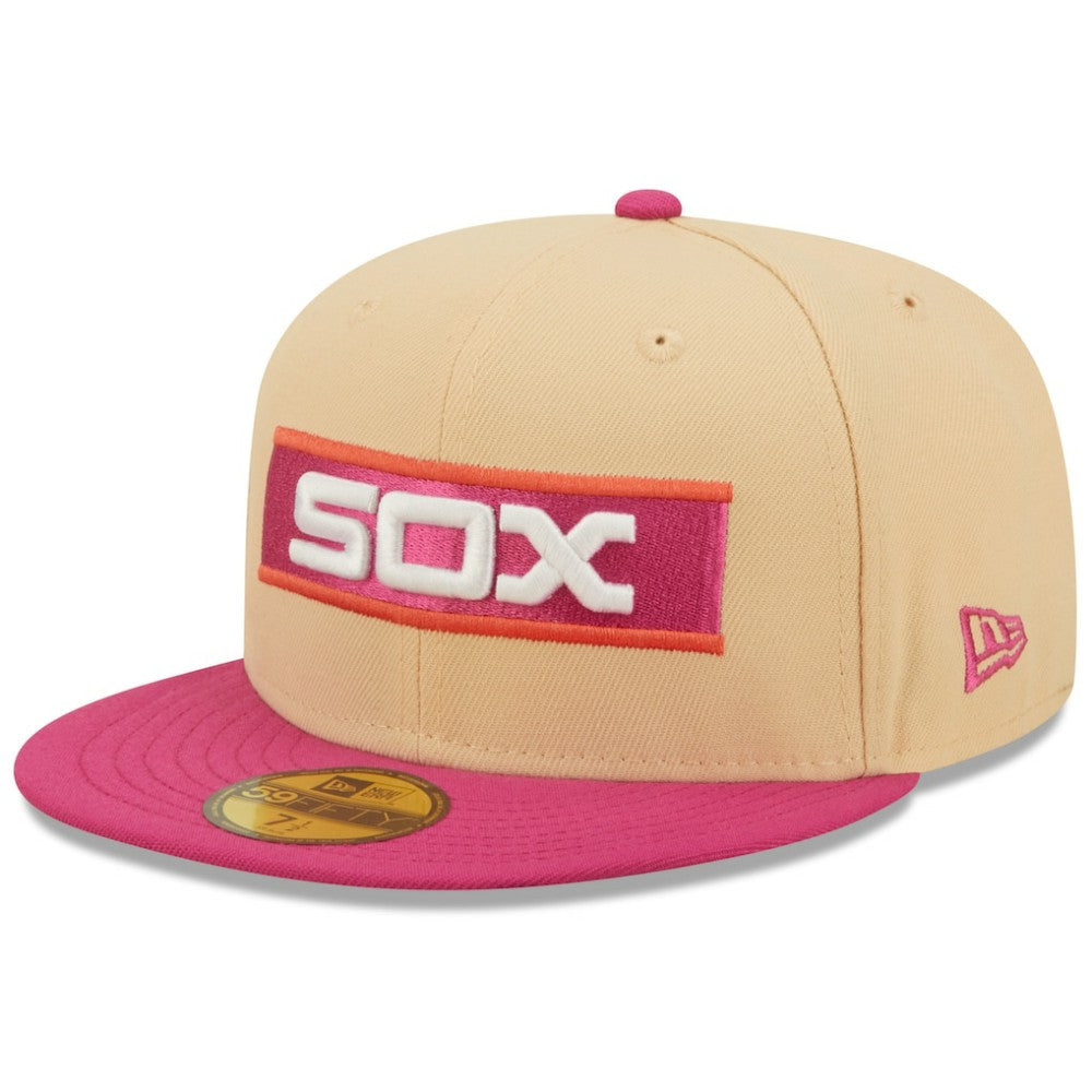 MLB Chicago White Sox New Era 1933 MLB All-Star Game 50th Anniversary Mango Passion 59FIFTY Fitted Hat