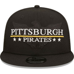 MLB Pittsburgh Pirates New Era Patriot Trucker 9FIFTY Snapback Hat