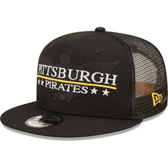 MLB Pittsburgh Pirates New Era Patriot Trucker 9FIFTY Snapback Hat