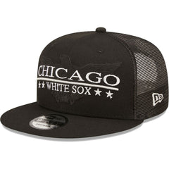 MLB Chicago White Sox New Era Patriot Trucker 9FIFTY Snapback Hat