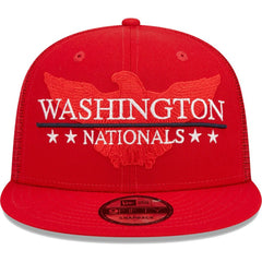 MLB Washington Nationals New Era Patriot Trucker 9FIFTY Snapback Hat