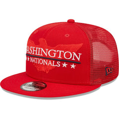 MLB Washington Nationals New Era Patriot Trucker 9FIFTY Snapback Hat